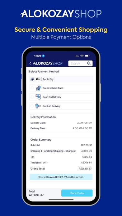 AlokozayShop Online Grocery Screenshot