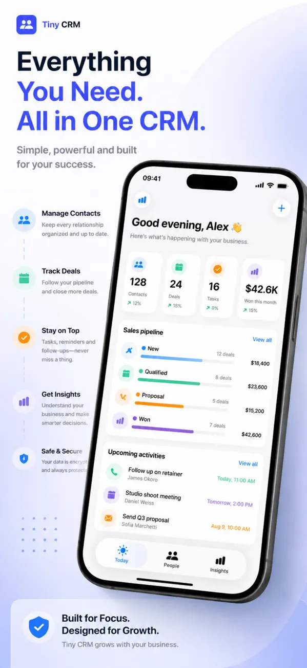 Tiny CRM Pro screenshot