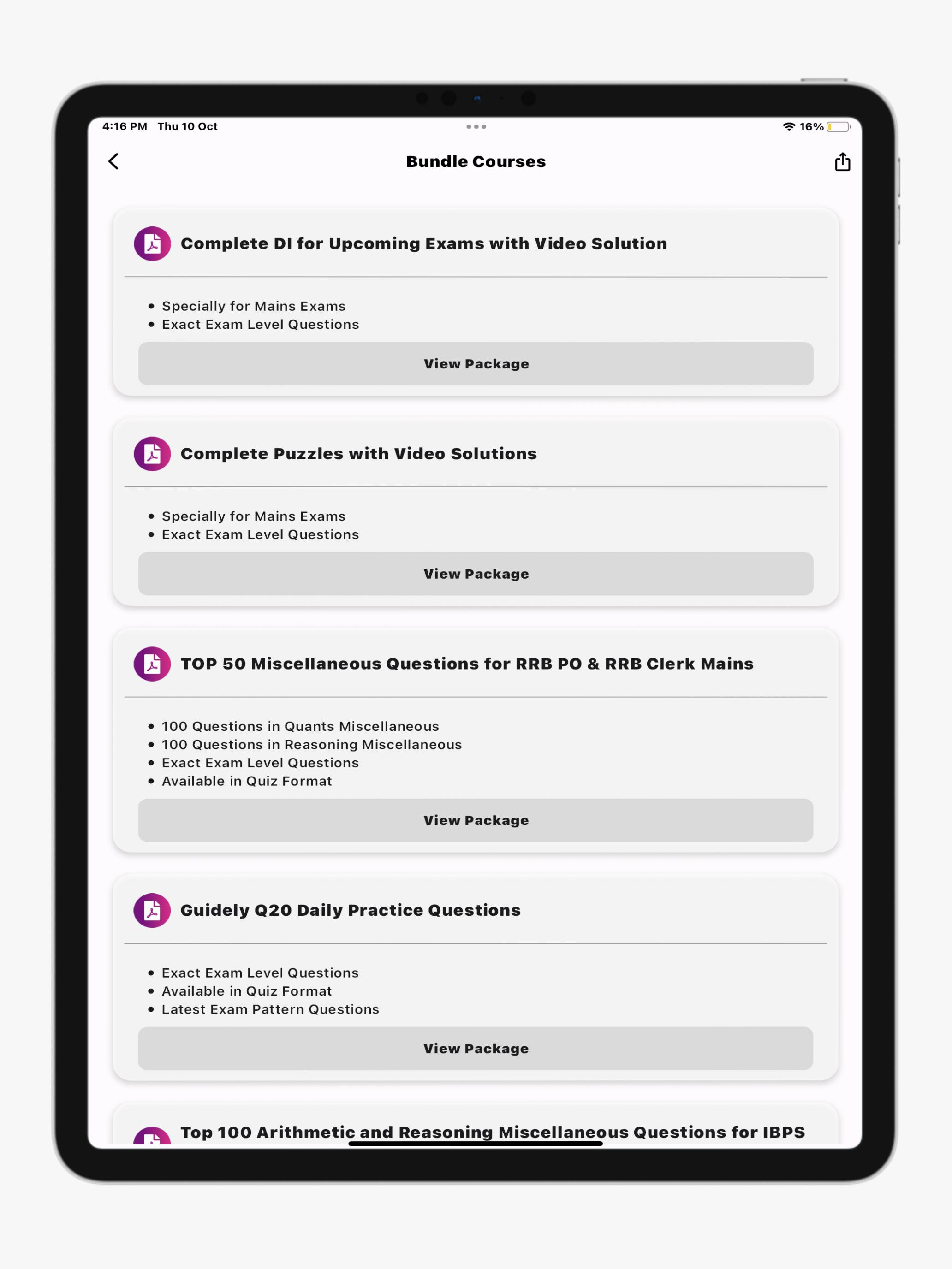 Guidely: Exam Preparation App screenshot 8