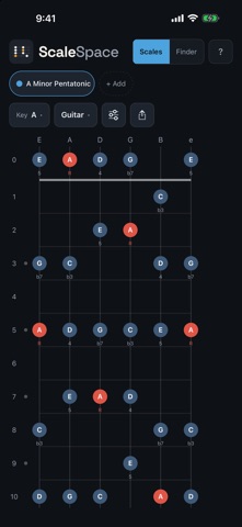 ScaleSpace: Scales & Modes screenshot 1