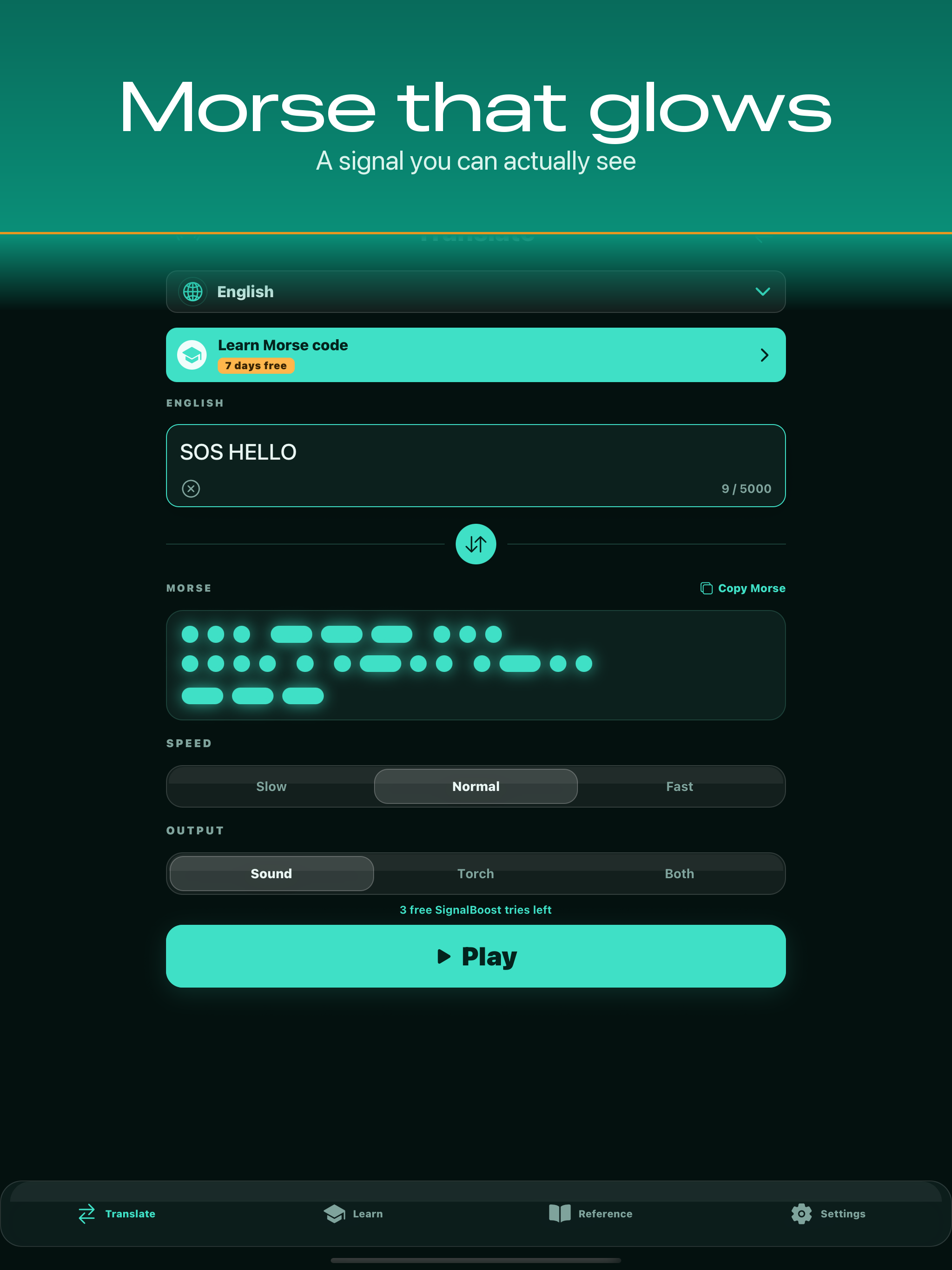 Morse Code Translator & Signal screenshot 6