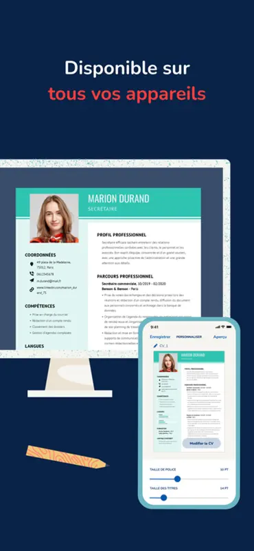 Mon CV Parfait : CV designer screenshot 8 of 8