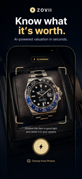 Zovii: Scan, Value & Verify Screenshot 1 of 7