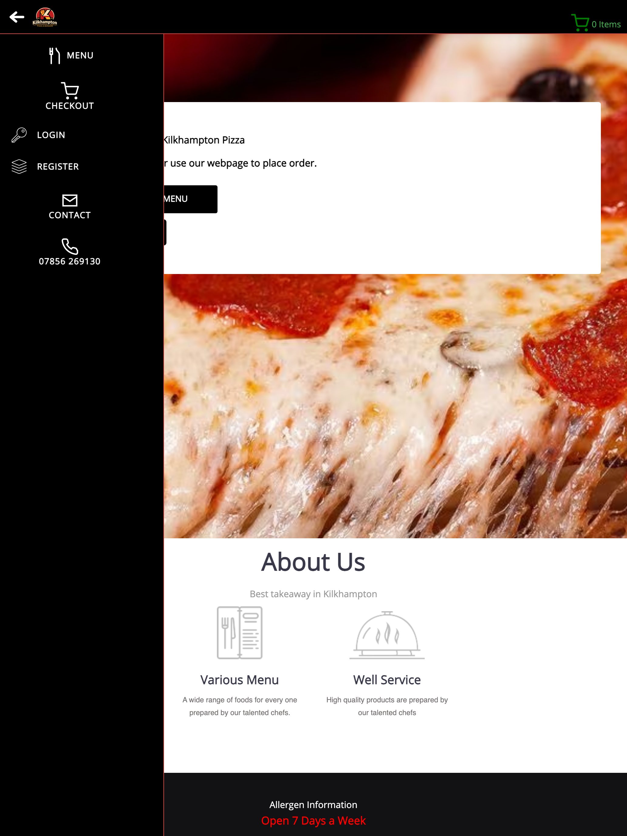 Kilkhampton Pizza Burger screenshot 7