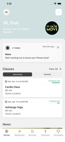 Fit on the Move screenshot