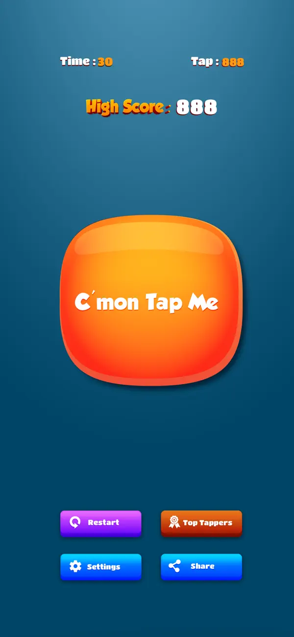 Screenshot #1 pour Speed Tapping Game
