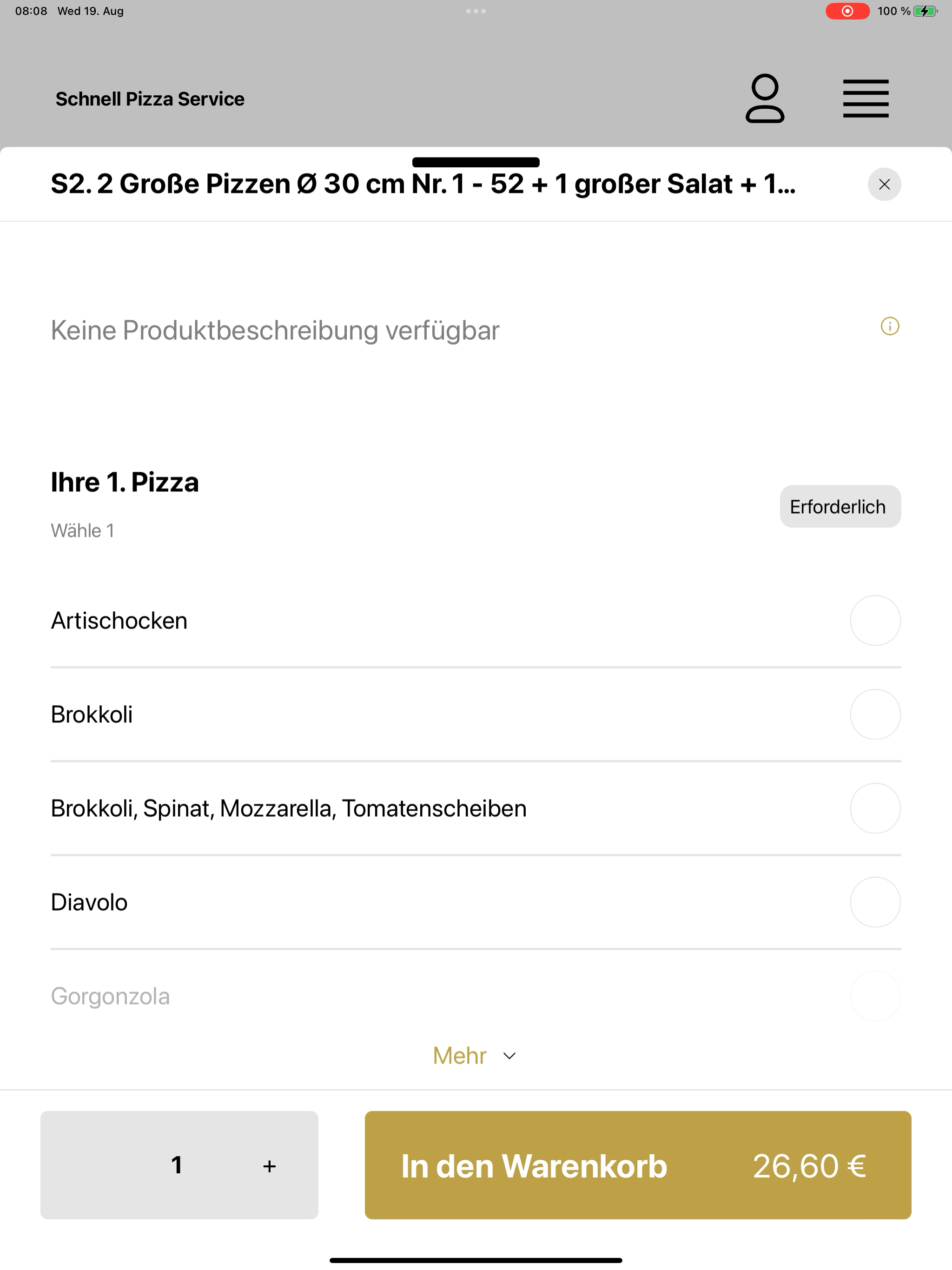 Schnell Pizza Service screenshot 17