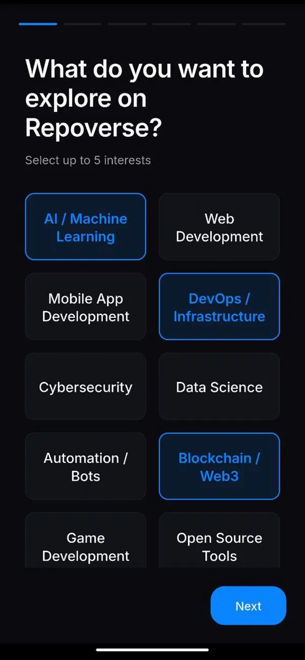 #4. Repoverse (iOS) di: Jignesh Mandana