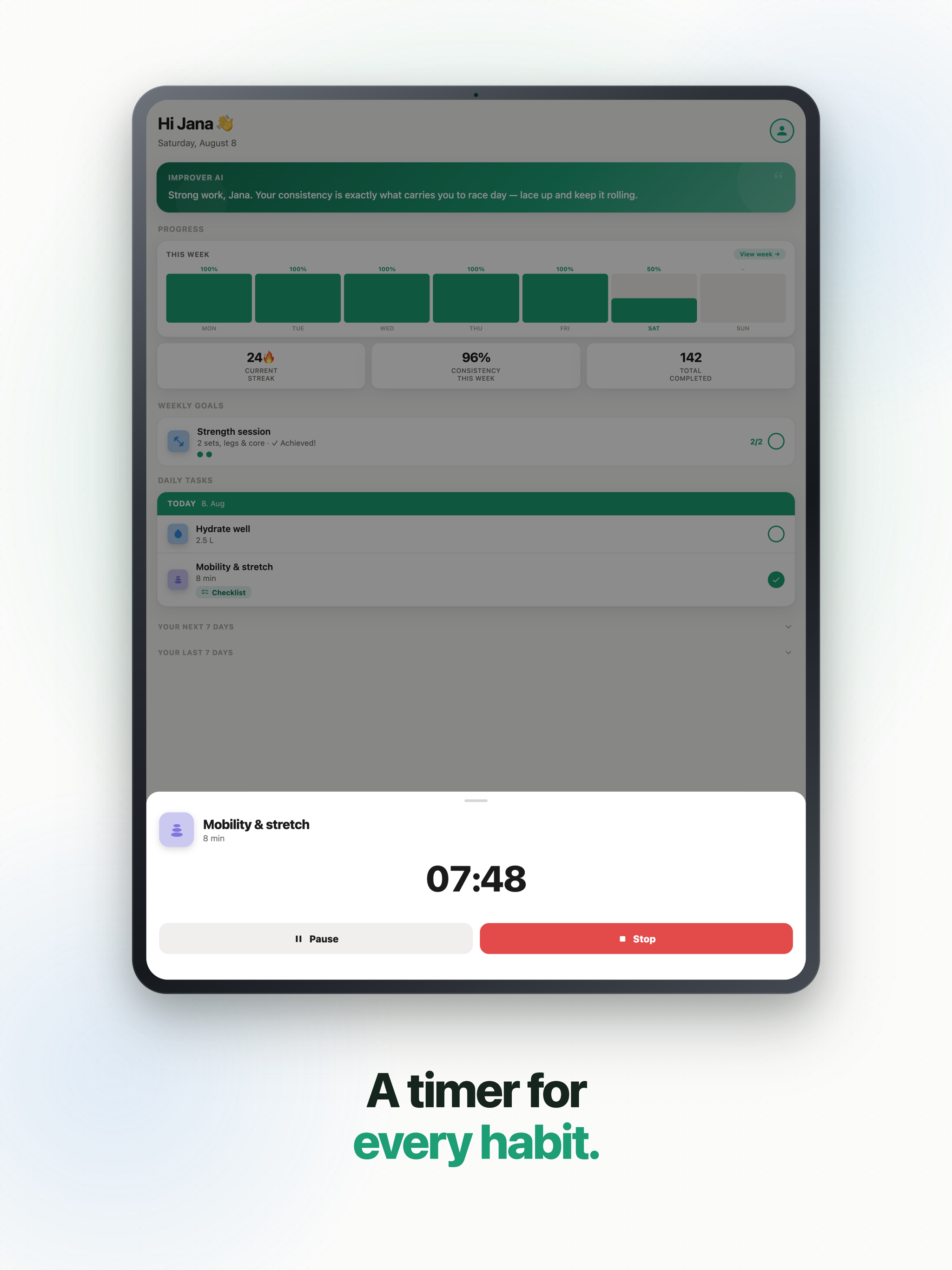 Improver | AI Habit Tracker screenshot 14