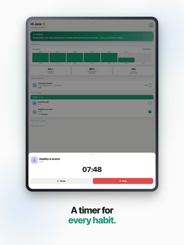 Habit Tracker - Improver iPad screenshot