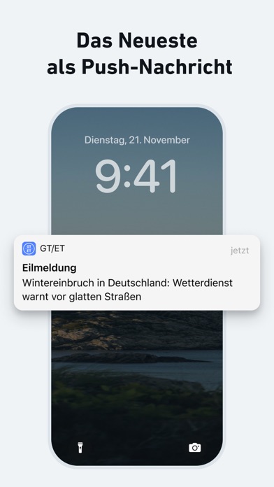 GT/ET - News und Podcast iPhone screenshot 6 - News app