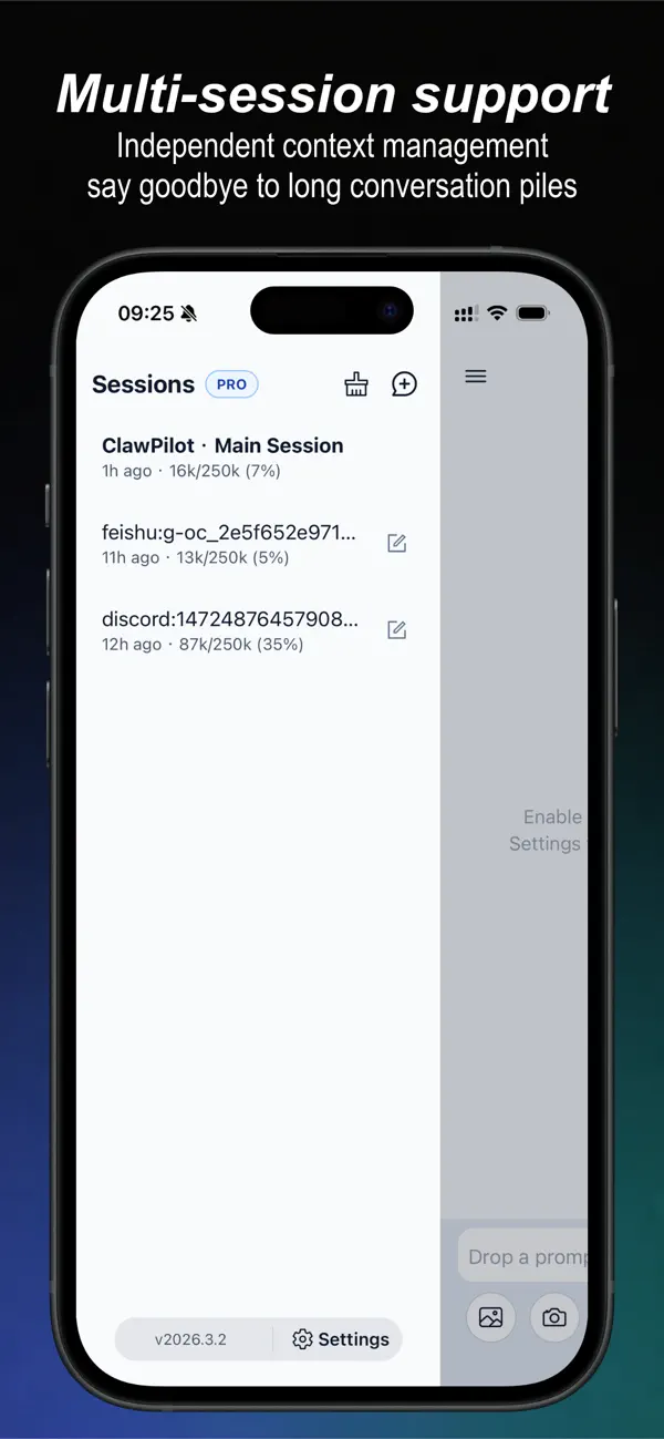 #3. ClawPilot (iOS) di: Yang Hangbin