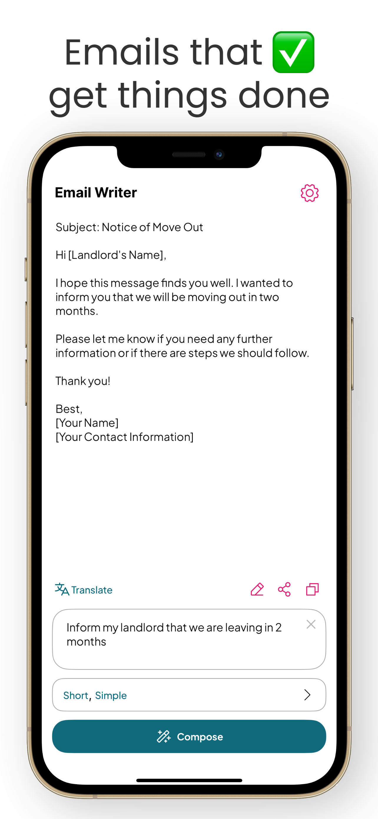 Email Writer・AI Auto Correct screenshot 4