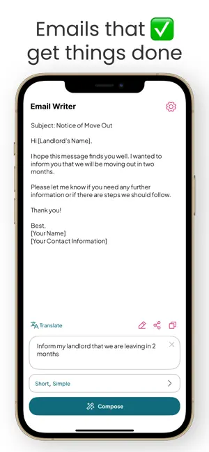 Email Writer・AI Auto Correct screenshot 4