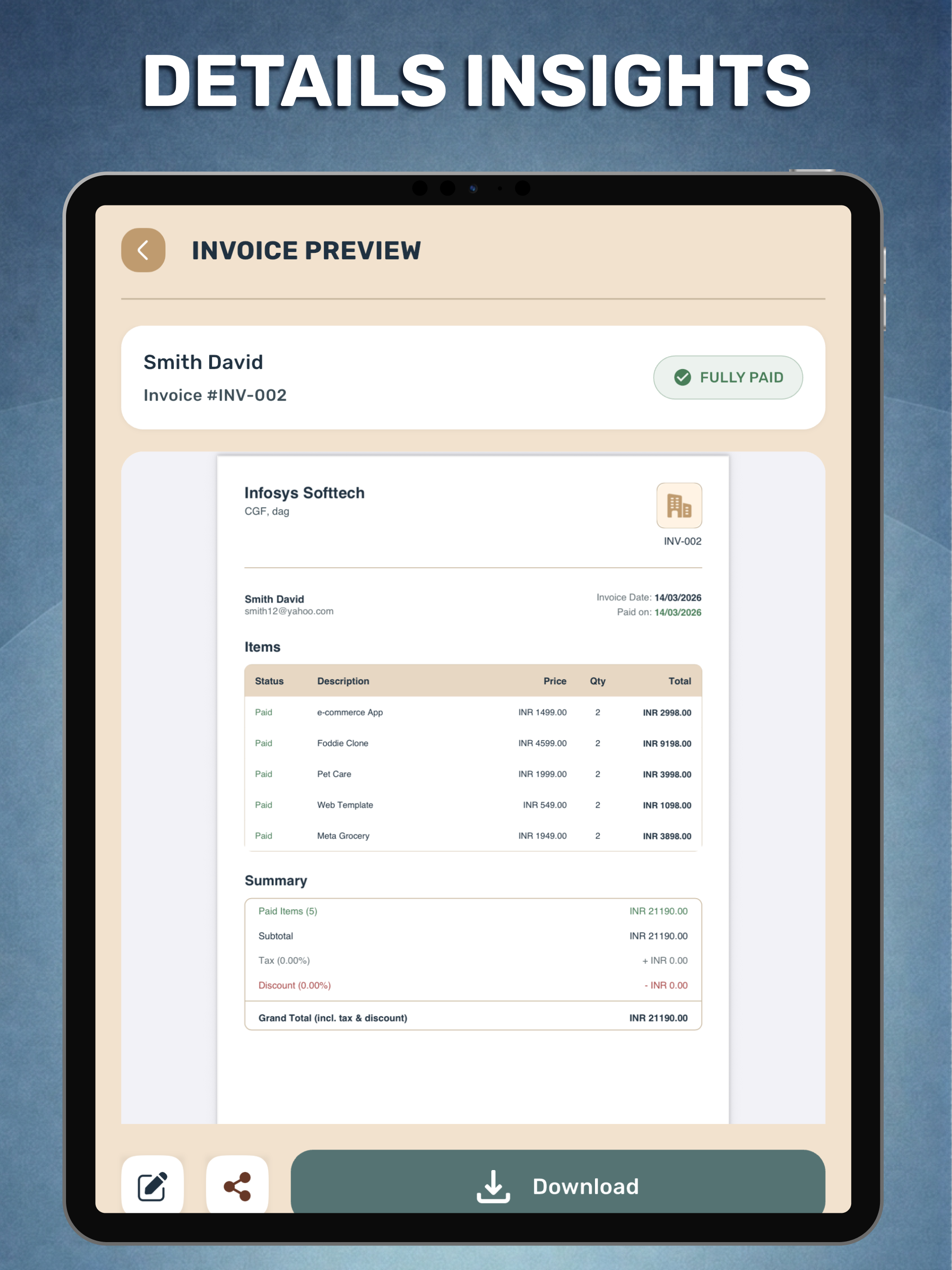 Simple GST Billing Manager screenshot 8
