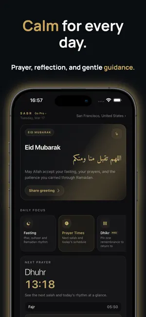 Sabr: Muslim Daily Companion screenshot 4