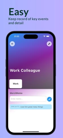 MerciMemo screenshot