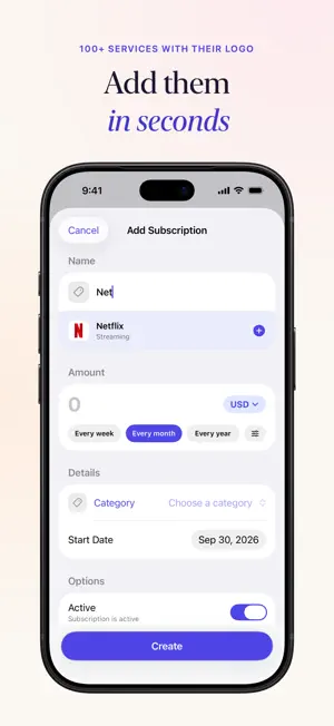 Ronda: Subscription Tracker screenshot 3