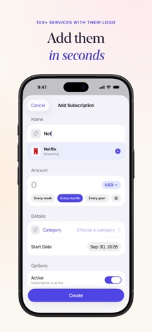 Ronda: Subscription Tracker screenshot 3