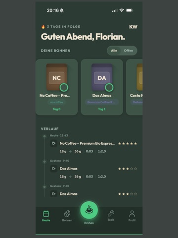 Brühmeister: Kaffee-Coach iPad screenshot