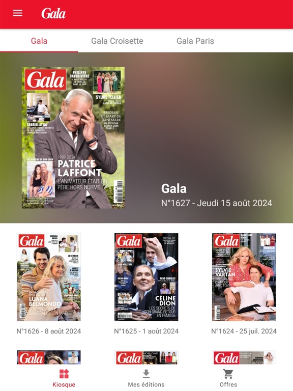 Gala - le Magazine iPad screenshot 4 - Lifestyle app