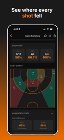 BucketBook · Basketball Stats screenshot