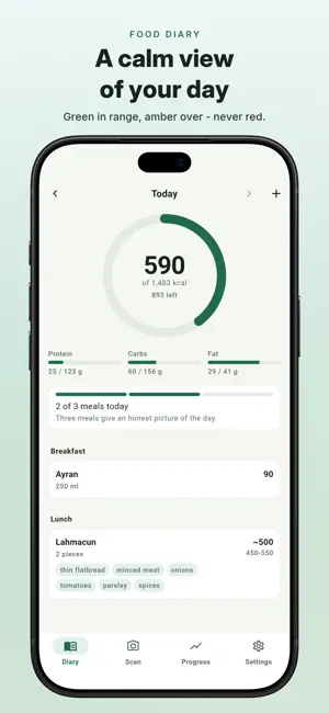 Calorie Macro Tracker - Porsi screenshot 2