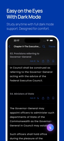 Australia's Constitution iPhone screenshot