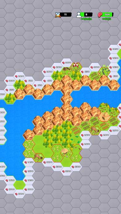 Hexa War - Civilis Simulator Screenshot