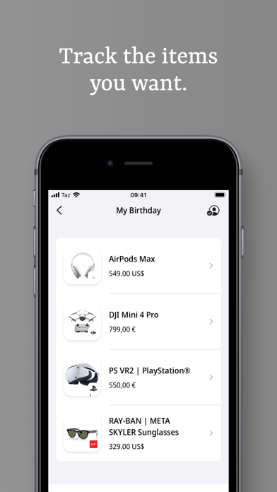 Wishes: All My Wishlists Screenshot