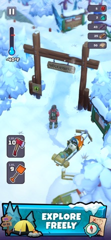 Frost World - Winter Survival iPhone screenshot