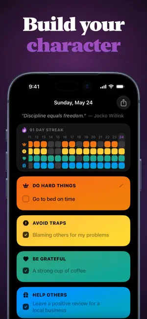 Grit Method: Show Up Daily screenshot 1