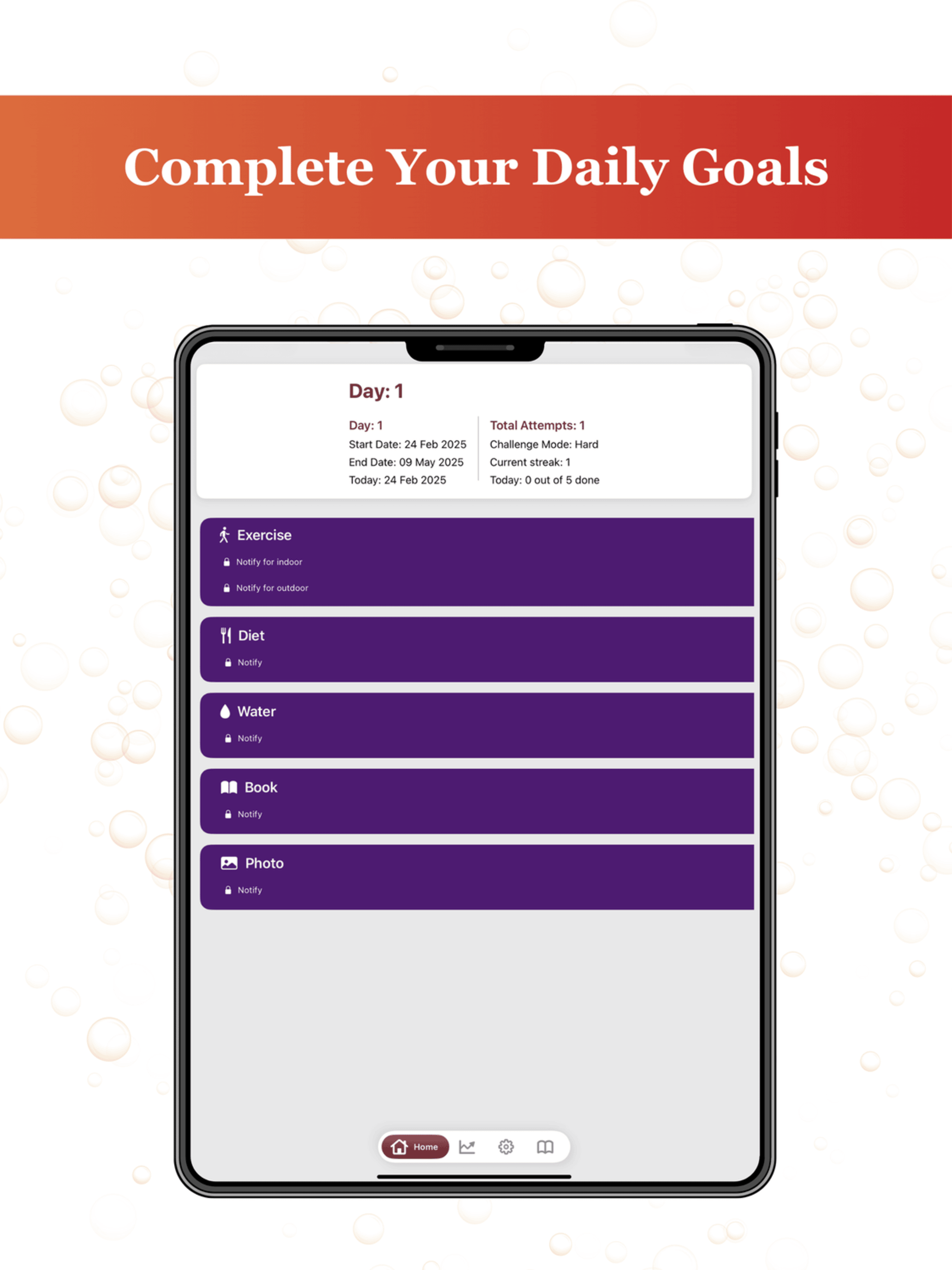 75 Hard Challenge: Build habit