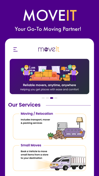 Moveit: Your Moving Partner Screenshot