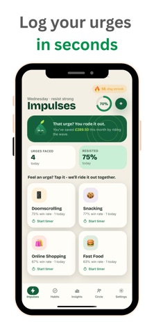 Selva: Habit & Impulse Tracker Screenshot 3 of 6
