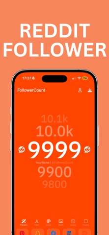 FollowerCount - Social Tracker screenshot