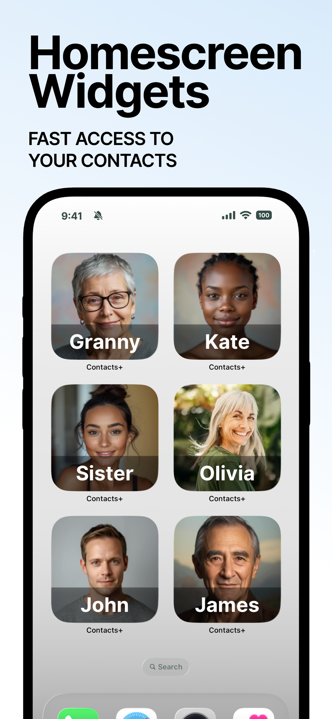 Contacts + Sync Google, Backup