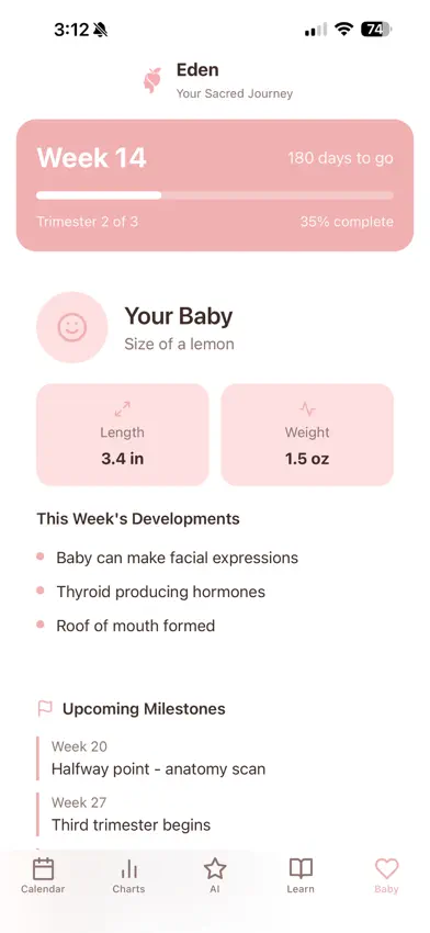 Eden Fertility screenshot 4