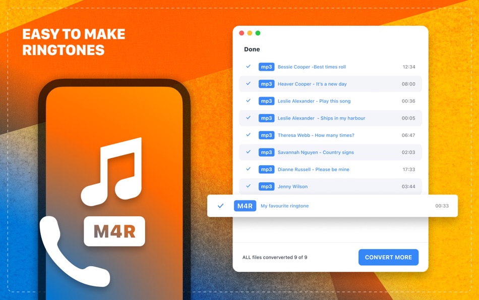 #2. Audio Converter - One Click (macOS) 由: Bitnite, TOO