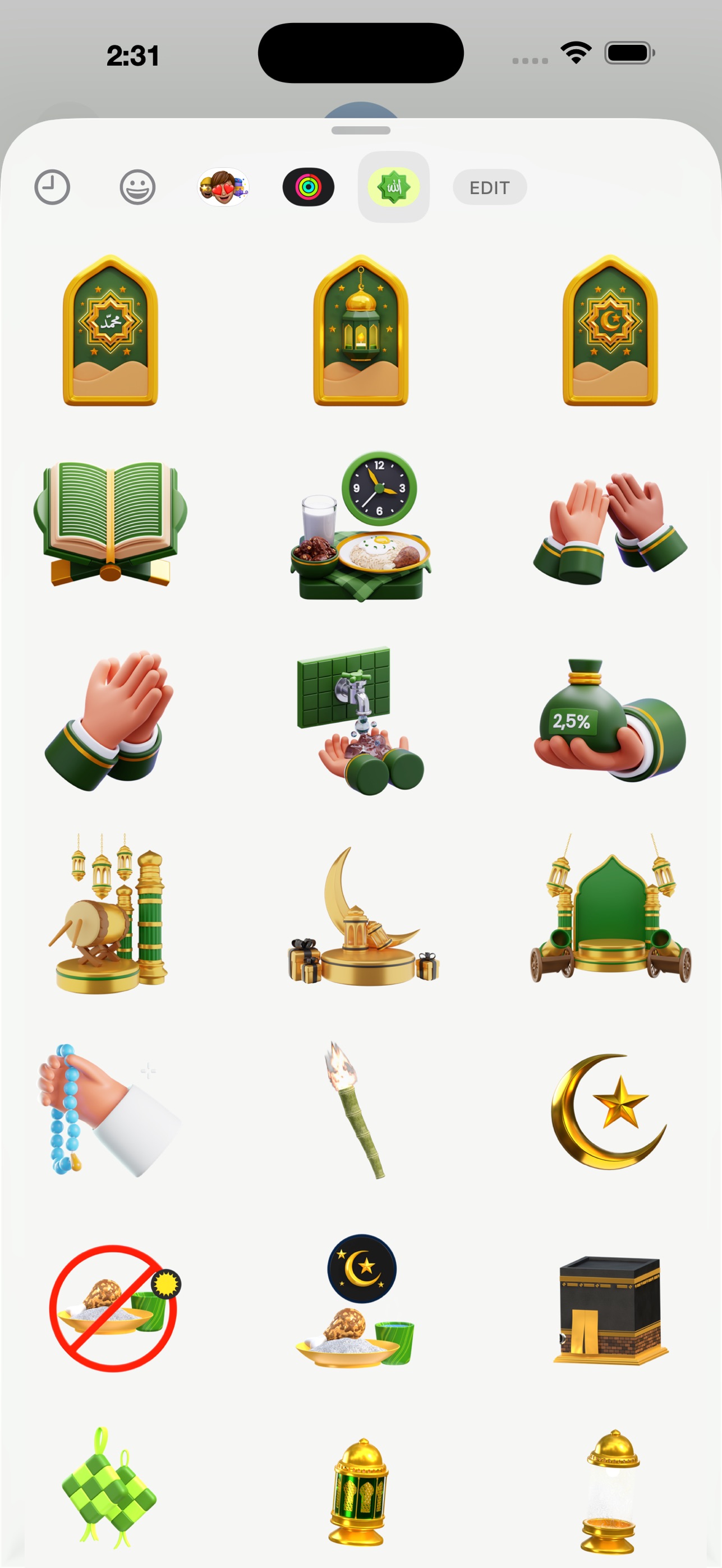 Screenshot 7 of Muslim Stickers - Islamic Pro