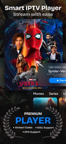 IPTV - Xtream Player Screenshot 1 of 9