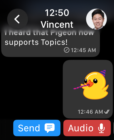 Pigeon for Telegram