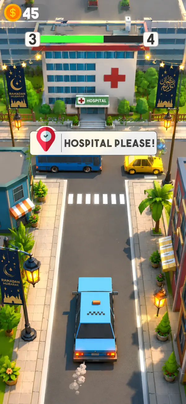 Screenshot #3 pour Ramadan Taxi: Lantern Routes