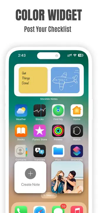 Sticky Notes for iPhone Remind : capture d’écran 4 sur 9