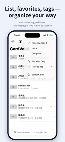 CardVault: Keep Business Cards Screenshot 2 of 6