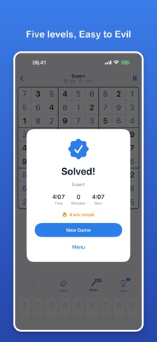 Sudoku: Killer, Classic, Daily iPhone screenshot