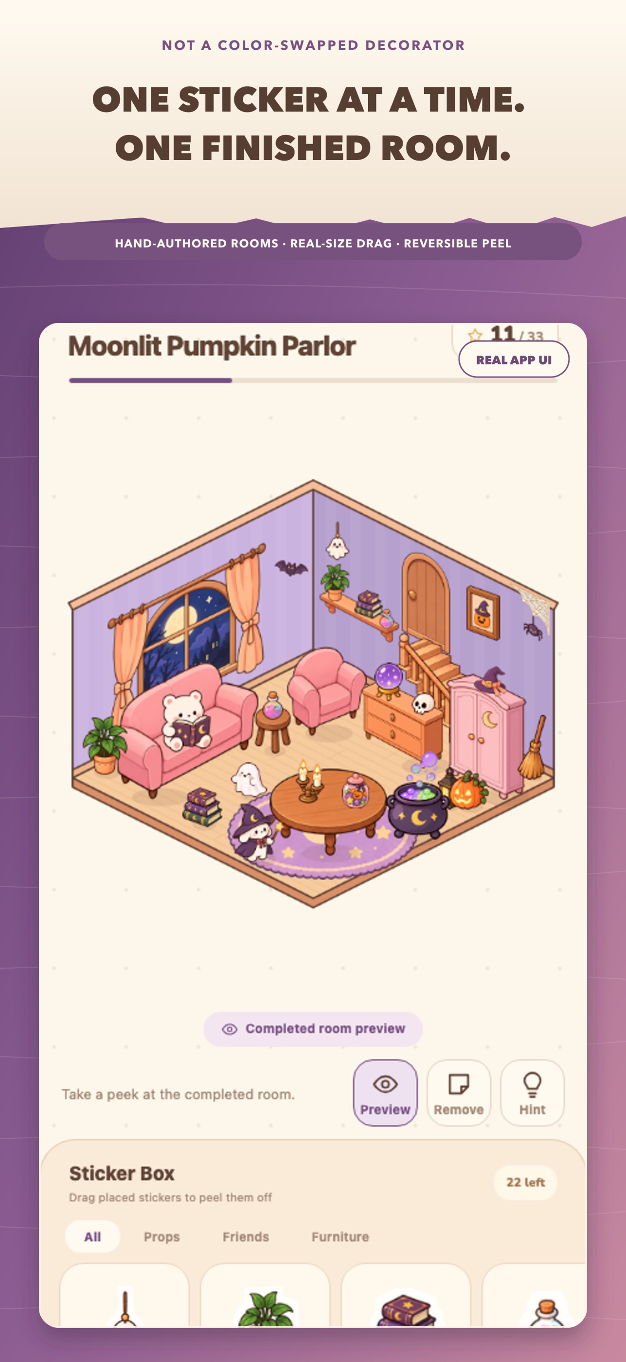 Screenshot 3 of Sticker Room: Little Town