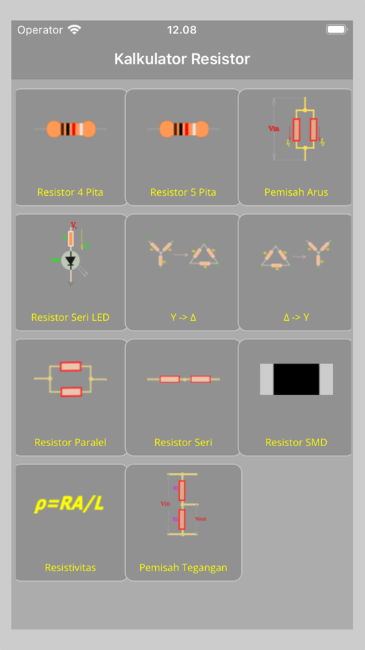 #1. Resistor : electronics tools (iOS) Podle: Anas Abubakar