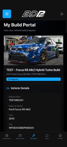 BD Performance screenshot