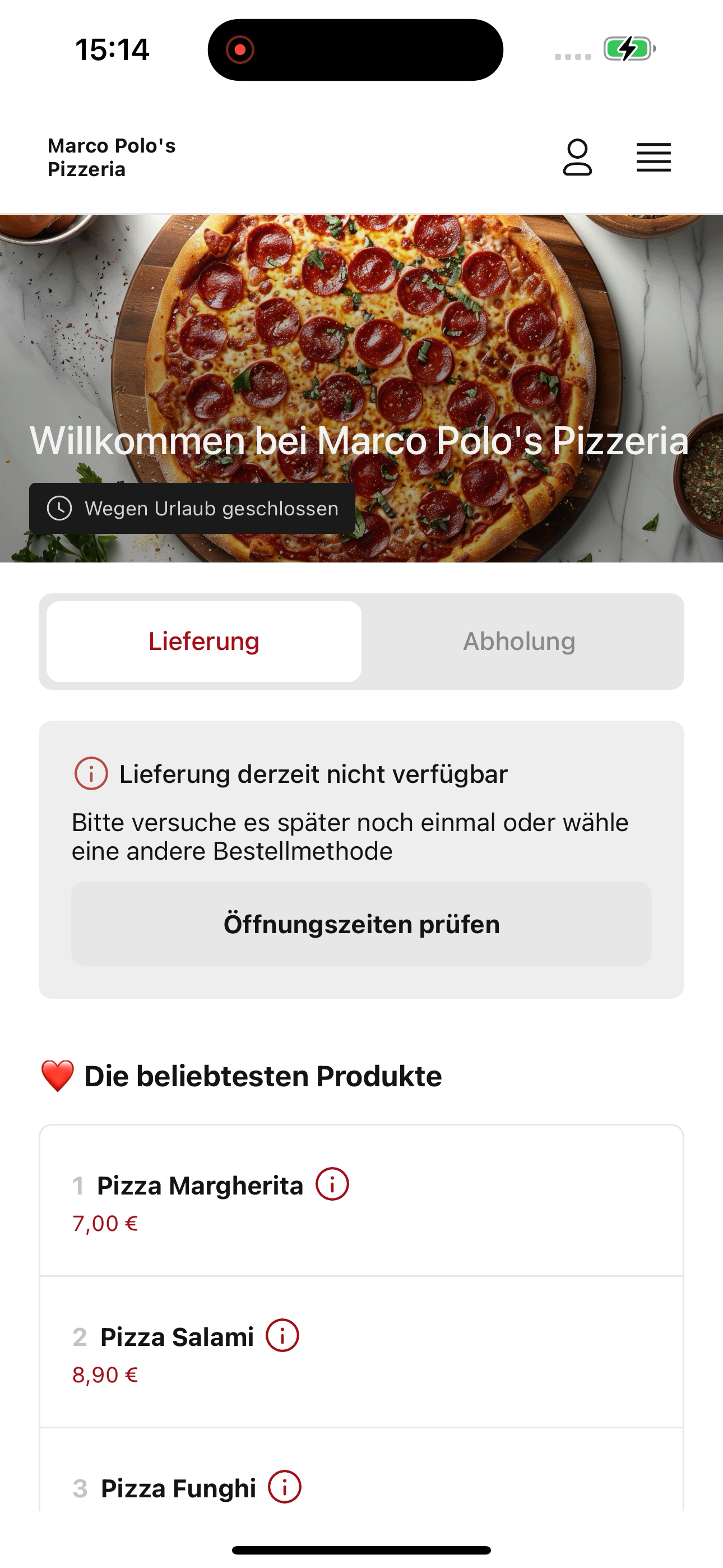 Marco Polo's Pizzeria DE screenshot 6
